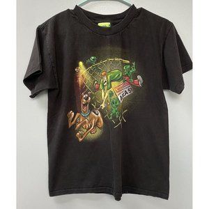 Vintage‎ Scooby-Doo Area 51 Graphic Tee Shirt Black YOUTH 14/16 adult XS